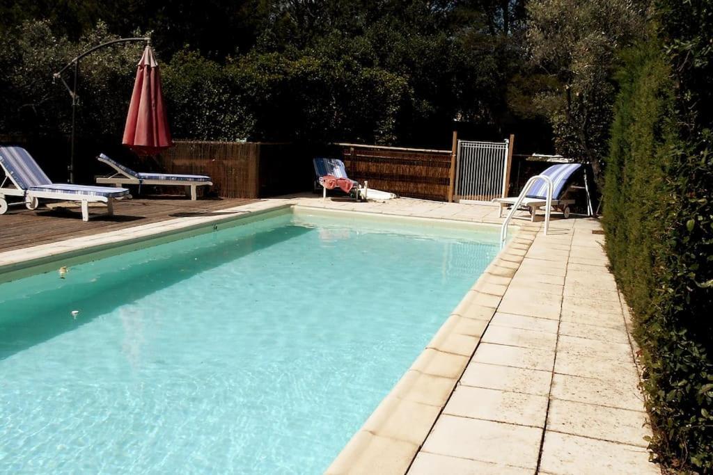 阿爾勒Les Calades - Piscine, Parc, Parking别墅 外观 照片